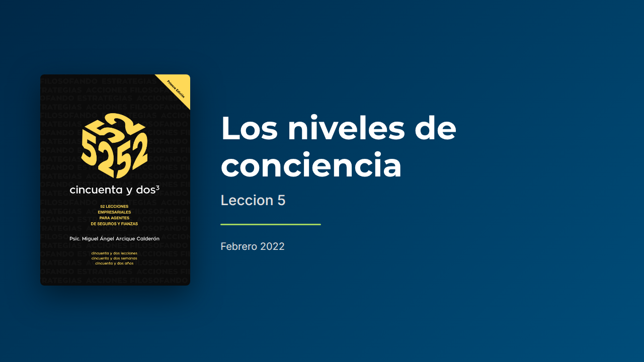 Los niveles de conciencia