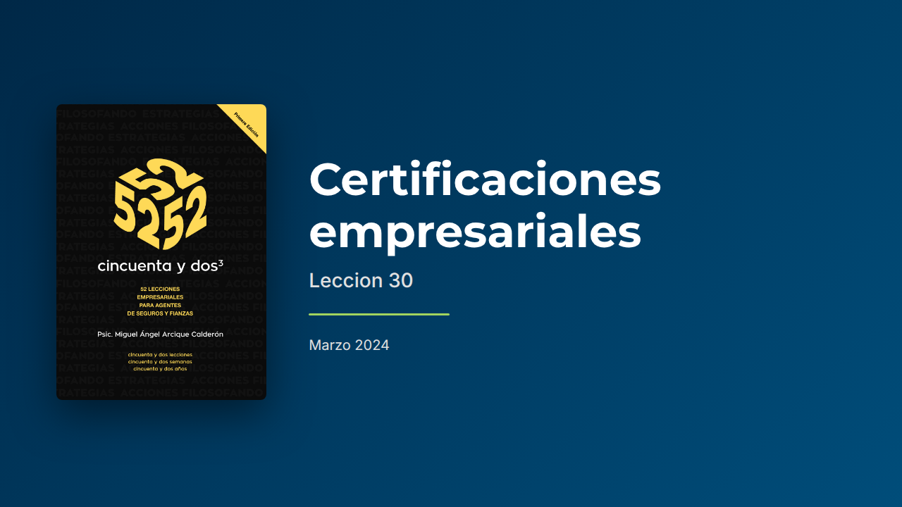Certificaciones empresariales