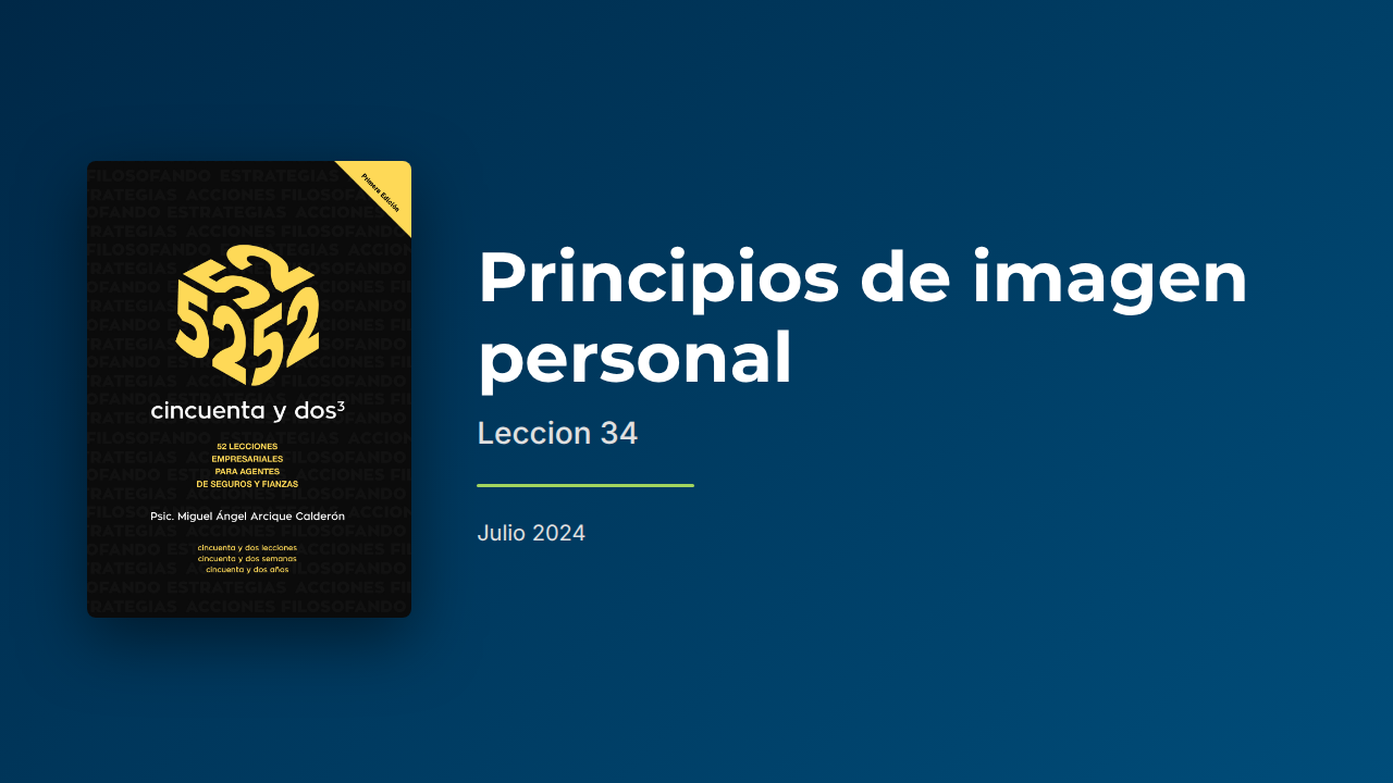 Principios de imagen personal