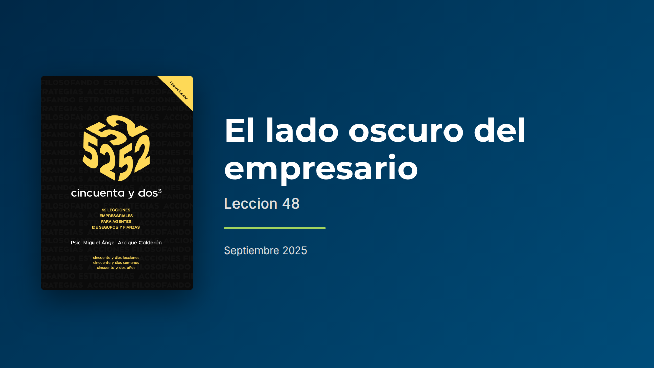 El Lado Oscuro del Empresario